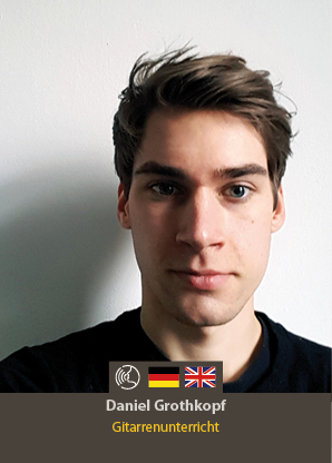Daniel Grothkopf, Lehrer für Gitarrenunterricht in der CMS Musikschule Bergedorf.