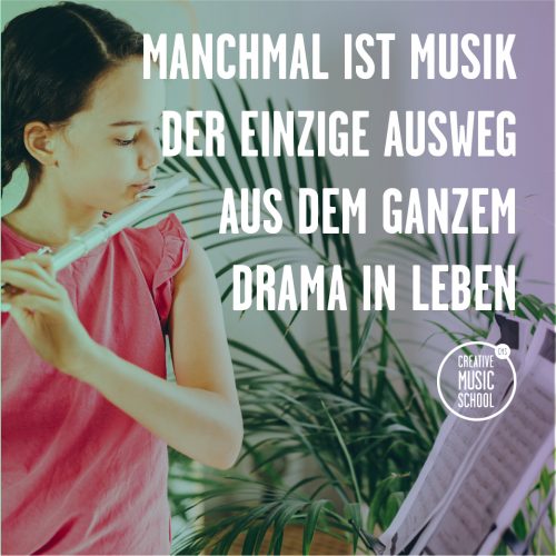 Querflötenunterricht in der CMS Musikschule in Bergedorf